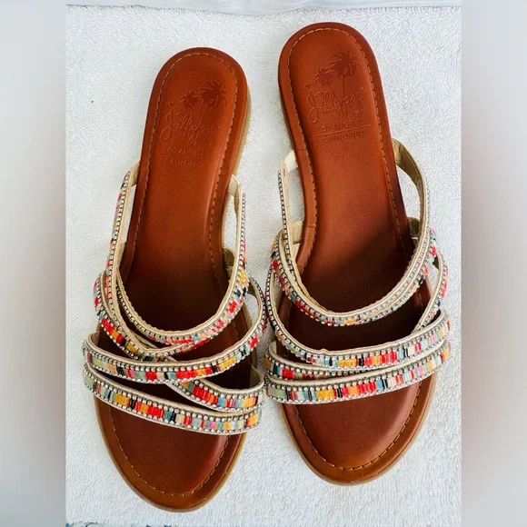 Jellypop Women's Glisten Boho Sandal Size 8.5 - Picture 3 of 5